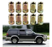 Lot de 10 écrous de ligne de frein M10 x 1 0, conçus pour tubes en acier de 1,9 cm, idéal pour les voitures, SUV et motos