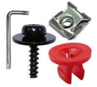 Lot de 10 écrous de protection anti-éclaboussures T30 pour Ford Focus Fusion Escape Explorer C-Max Transit Connect Lincoln MKC