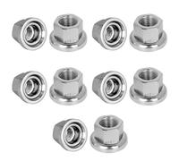 Lot de 10 écrous de roue de vélo M10 - Écrous de remplacement pour vélo de montagne