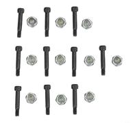 Lot de 10 écrous et boulons d'arbre de moteur pour Traeger, pour grills Z, pour Camp Chef Pellet Grill Tarière, vis d'alimentation de rechange pour four à barbecue