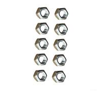 Lot de 10 écrous métalliques M5 compatibles avec Ms311 Ms341 Ms660 pour barre de guidage, matériel de fixation argenté, pièces de rechange pour réparation d'équipement électrique extérieur