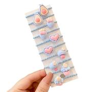 Lot de 10 élastiques à cheveux antidérapants sur le thème des dessins animés pour étudiants, enfants et bébés, accessoires à porter au quotidien