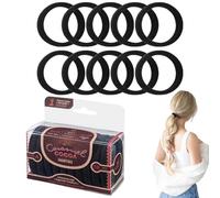 Lot de 10 élastiques à cheveux colorés simples pour filles - Pour queue de cheval - Accessoires pour cheveux