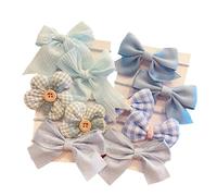 Lot de 10 élastiques à cheveux pour filles - Tissu doux - Accessoire pour cheveux endommagés - Pour bébé - Confort quotidien - Corde en tissu doux pour
