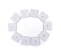 Lot De 10 Électrodes De Massage Pour Thérapie Numérique Tens, 5x5cm, Stimulateur Nerveuse, Confortable