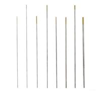 Lot de 10 électrodes de soudage en tungstène au lanthane TIG WL15 pour acier inoxydable et acier au carbone, 1,6 mm x 150 mm, lot de 10 (2,4 mm x 150 mm)