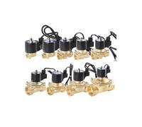 Lot de 10 électrovannes de fontaine sous-marine en laiton, normalement fermées, étanches, commande électrique, AC/DC 12 V, 24 V, 220 V(12v-closed)