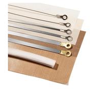 Lot de 10 éléments chauffants for machine à sceller par impulsion, 200/300/400 mm Applications polyvalentes(400 2mm)