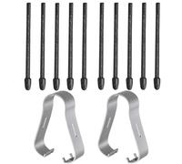 Lot de 10 Embout pour Boox Pen 2Pro, Boox Pen Plus, Stylet Remarkable 1/2,Tab X/Ultra/Ultra C/Mini C, Max 3/2/Lumi/Lumi2, Note 5/3/2/Pro/Air2/Air2 Plus, Nova 3/2/Pro/Air2/C, Tip pour Boox Stylet, Noir