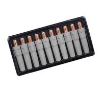 Lot de 10 embouts de buse de soudage pour diffuseur, connecteurs de torche, 0,8/1/1,2 mm, réparation mécanique industrielle