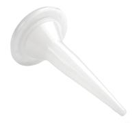 Lot de 10 embouts de calfeutrage en plastique pour colle structurelle, applicateur de mastic souple, blanc