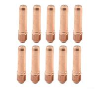 Lot de 10 embouts de contact compatibles avec le gaz de soudure Bernard Centerfire MIG, avec pointe conique et design de verrouillage anti-desserrage pour une durée de vie prolongée (T-045)