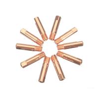 Lot de 10 embouts de contact en cuivre de 1 mm pour buse à gaz conique 15AK MIG MAG
