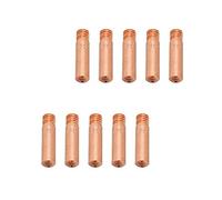 Lot de 10 Embouts de Contact pour Soudeur Mig Fil fourré 0,6 mm/0,8 mm en Option (Rond 0,6 mm)