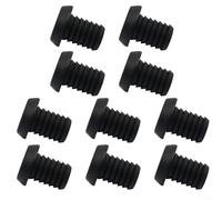 Lot de 10 embouts de guidon de vélo en TPE pour vélos de route - Installation avec joint solide pour protéger contre la poussière et (noir)