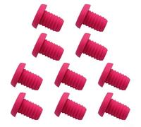 Lot de 10 embouts de guidon de vélo en TPE pour VTT, vélo de route, scooter pliable, convient pour 17-19 mm de diamètre intérieur 30 mm maximum résistant aux intempéries installation facile sans outil