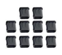 Lot de 10 embouts de hockey sur glace - Capuchons en caoutchouc - Embouts de protection - Bandes de protection - Bâtons de sport - Accessoires pour une installation et un entretien faciles