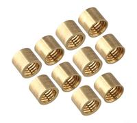 Lot de 10 embouts de queue de billard en laiton pour snooker et piscine, conçus pour remplacer les pointes de queue, plusieurs tailles pour différents types de queues (12 mm)