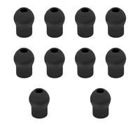Lot de 10 embouts de rechange pour stéthoscope numérique EKO CORE 500, embouts de rechange en silicone souple (noir)