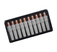 Lot de 10 embouts de soudage en cuivre 0,8/1/1,2 mm pour torche, cuivre, buse de réparation mécanique, outil de soudage professionnel