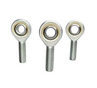 Lot de 10 embouts de tige filetés SA14T/K SAL14T/K M14 x 2 mm, trou de 14 mm, œil de poisson mâle gauche femelle droit, filetage de roulement, rotule SA14TK POSA14(SA14TK right)