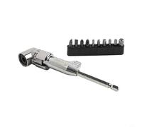 Lot de 10 embouts de tournevis à angle de 105 degrés avec tige hexagonale pour les espaces restreints, compatible avec perceuses électriques et outils à main