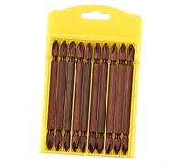 Lot de 10 embouts de tournevis électriques avec têtes magnétiques, 100 mm PH2 en alliage d'acier pour une meilleure efficacité