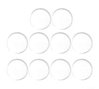 Lot de 10 embouts pour queue de billard et snooker en acrylique transparent de 14 mm de diamètre pour protéger les viroles et prolonger la durée de vie de la pointe