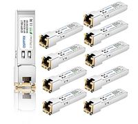 Lot de 10 émetteurs-récepteurs 10GBASE-T SFP+ vers RJ45, module de cuivre 10 Go SFP vers RJ45, émetteur-récepteur Mini-GBIC pour Cisco SFP-10G-T-S, Ubiquiti UF-RJ45-10G, Netgear, Mikrotik, D-Link