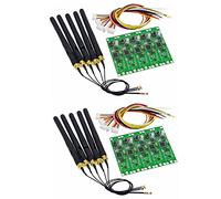 Lot de 10 émetteurs-récepteurs PCB 2 en 1 sans fil 2,4 GHz avec antenne pour éclairage de scène