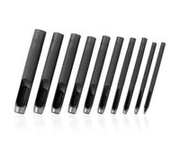 Lot de 10 emporte-pièces pour cuir - Diamètre du trou : 1 à 10 mm - En acier au carbone - Pour cuir, bracelet de montre, joint, ceinture, chaussure, tissu