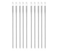 Lot de 10 enfile-aiguilles à ressort flexibles en acier inoxydable avec cordon de serrage pour capuche, jupe, pantalon, aiguille professionnelle pour tailleurs