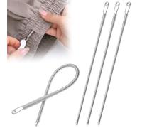 Lot de 10 enfile-aiguilles à ressort pour cordon de serrage à ressort pour pulls à capuche, pantalons, vestes, sacs à dos