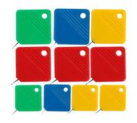 Lot de 10 enfile-aiguilles automatiques - Kit de de forme carrée - Aide pratique à la broderie - Insertion de fil lisse avec poignée robuste pour les personnes âgées et les utilisateurs de