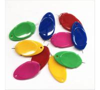 Lot de 10 enfile-aiguilles flexibles pour machine à coudre - Outil de filetage pour point de croix, tricot, perlage - Aiguilles à gros chas - 3,5 x 2 cm