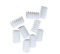 Lot de 10 engrenages en plastique de 0,5 m, 7, 8 ou 10 dents, for voiture télécommandée, transmission de moteur, arbre de 1,2 mm, tige hélicoïdale à vis sans fin de 6 mm(6x9x2mm)