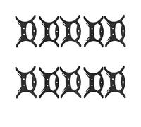 Lot de 10 enrouleurs de corde d'extérieur pour différentes applications, support de câble durable