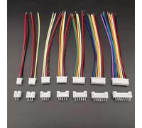 Lot de 10 ensembles de 5 câbles PH2 - Pas de 0 mm - 26 AWG - Configuration de la prise 2P 3P 4P 5P 6P 7P 8P 9P 10P pour une utilisation OEM