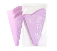 Lot de 10 entonnoirs urinoirs naturels pour femme - En papier imperméable - Pour le camping et la randonnée - Urinal portable - Aide toilettes - Accessoire de voyage - Pour la maison