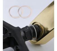 Lot de 10 entretoises de pédale de vélo en aluminium pour bras de manivelle pour protéger la peinture et maintenir une pression uniforme près des filetages (20 pièces)