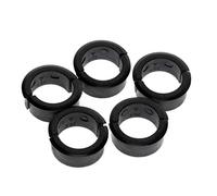 Lot de 10 entretoises de vélo pour réducteur de potence de guidon - Convertit 31,8 mm à 25,4 mm/22,2 mm (12 x 22,2 mm)