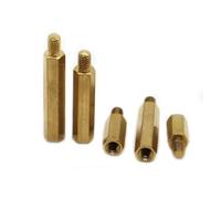 Lot de 10 entretoises hexagonales en laiton M2, M2.5, M3, M4, mâles et femelles, for carte mère PC(14mm,M2 10pcs)