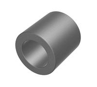 Lot de 10 entretoises rondes en acier de 1,27 cm de diamètre extérieur x 0,6 cm de diamètre, finition unie, compatibles avec vis, boulons de 0,6 cm ou M8, Metal Spacers Online (longueur 1,27 cm)