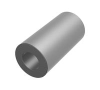 Lot de 10 entretoises rondes en acier de 1,27 cm de diamètre extérieur x 6,35 mm de diamètre, finition unie, compatibles avec vis, boulons de 6,35 mm ou M6, Metal Spacers Online (longueur 2,5 cm)