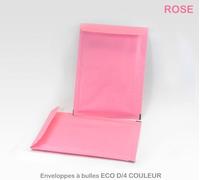 Lot De 10 Enveloppes À Bulles Eco D/4 Rose Format 180x260 Mm