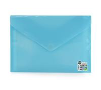 Lot de 10 Enveloppes avec Fermeture V-Lock, Haute Résistance et Durabilité, en Polypropylène 100% Recyclable - Format A5 - par Office Box.