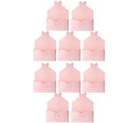 Lot de 10 enveloppes florales pour la Saint Valentin avec motif de cœurs pour fêtes, pour la famille et les êtres chers pour les fêtes de vacances et le Nouvel An