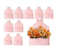 Lot de 10 enveloppes florales pour la Saint-Valentin - Décoration avec motif cœur romantique | s d'enveloppes pour bouquets de fleurs - pour la famille et les êtres chers pour les fêtes de vacances et