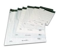 Lot de 10 Enveloppes plastiques blanches opaques 400x500 mm