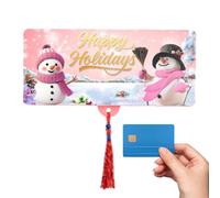 Lot de 10 enveloppes pour espèces de Noël | Pour décoration de fête pour la maison, voisins, adultes, amis, enseignants, étudiants et parents